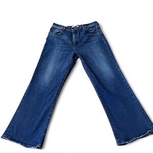 Moussy vintage Jeans Size 31 US In Solid Blue Cotton Blend bootcut Flare rare 🤩